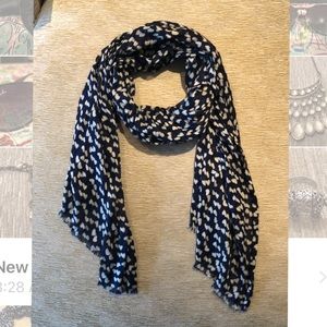J. Crew Hearts Scarf Lightweight